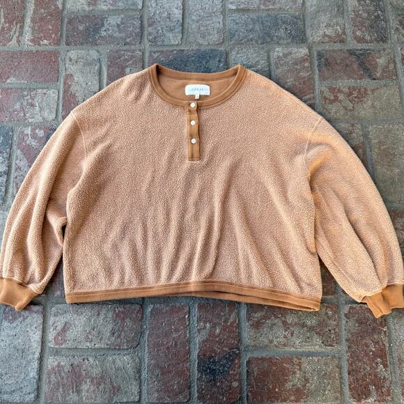 The Great The Sherpa Sleep Henley Size 2 Tan - Picture 2 of 4